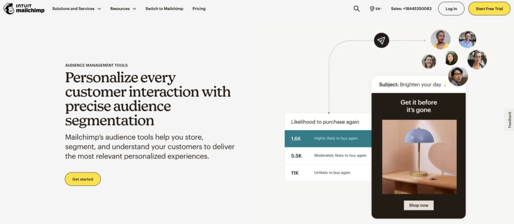 ActiveCampaign vs Mailchimp: Mailchimp crm